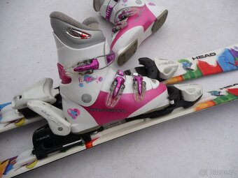 194. Detske lyže HEAD - 115cm + boty ROSSIGNOL 33,5 eu SET - 2