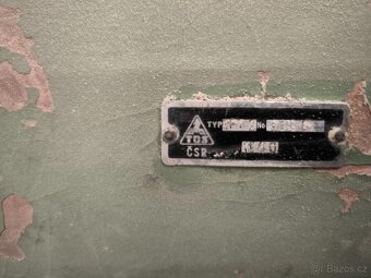 Pásová bruska TOS – rok výroby 1960 - 2