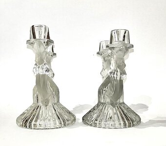 Svícny 2x / Art Deco/ Libochovice - 2