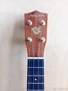 Uplne nove sopranove ukulele Aria. Masivni mahagon - 2
