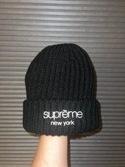 Zateplený kulich Supreme černý - 2