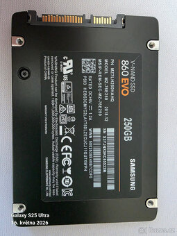 #2 SSD Samsung 860 EVO 250GB 90% stav - 2