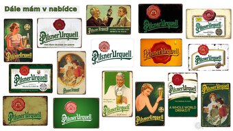 cedule plechová - Pilsner Urquell č. 15 - 2
