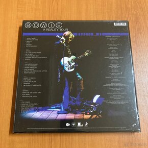 3LP BOX - DAVID BOWIE - A REALITY TOUR - Blue vinyl - RARE - 2