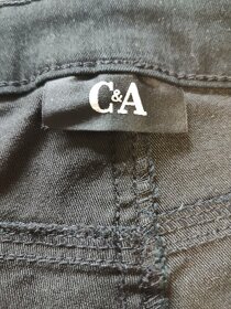 Černé kalhoty C&A, 44 - 2