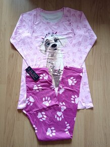 Dámské dlouhé pyžamko Paws l/XL - 2