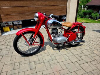 Jawa perak 250 r.v. 1952 dovoz - 2