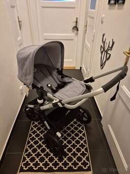 Prodám kočárek Bugaboo Fox Grey Melange dvojkombinace - 2