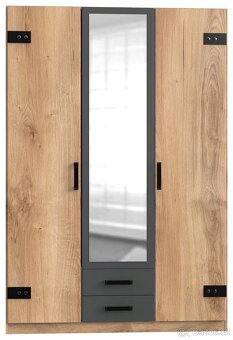 Skříň STYLIFE ATNI 135x199x58 cm – NOVÁ - 2