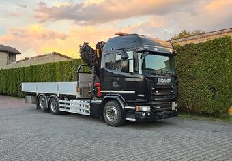 Scania G490 6x2 - valník s hydraulickou rukou Palfinger - 2