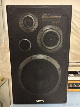 Receiver zesilovač AIWA 7800 + bedny - 2