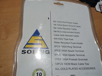 Sada kabelů pro zesilovač - nová - 2