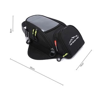 Taška na nádrž, Tankvak s popruhy a magnety - 2