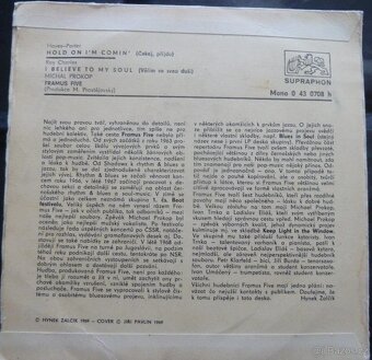 Framus Five – Hold On I'm Comin' / I Believe To My Soul (S - 2