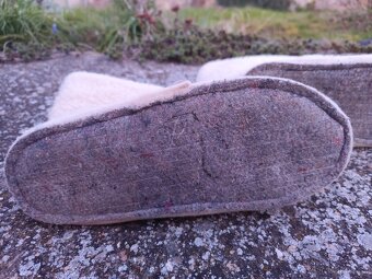 Vlněné bačkory, papuče (pravá vlna) - 2