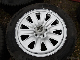 4x disk (5x112) zimní pneu continental 205/55 r16 - 2