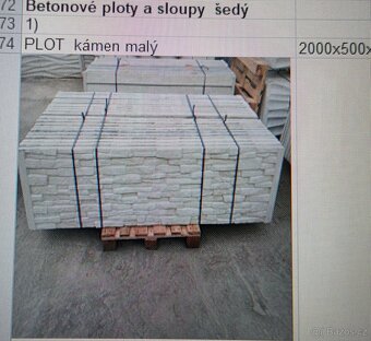 Betonovy plot - 2