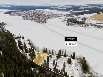 Stavební pozemek Frýdava, Lipno – 2 107 m² - 2