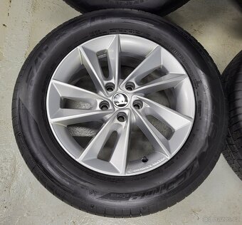 Originál 17" Borbet Škoda VW 5x112 letní pneu 5-5,5mm - 2