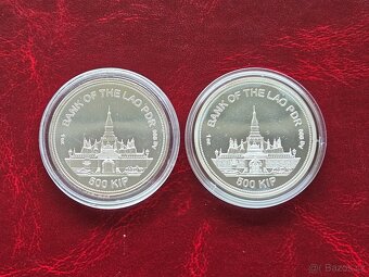 2x 1 oz stříbrná mince Panthera Tigris 2020 a 2021 Laos - 2