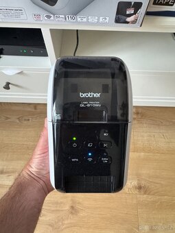 Tiskárna štítků NOVÁ Brother QL-810WC - 2