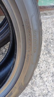 2ks letni pneu Fulda 225/45-17 okolo 4,5mm - 2