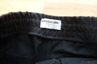 Pánské černé cargo kalhoty Reputation Studios – Velikost M - 2