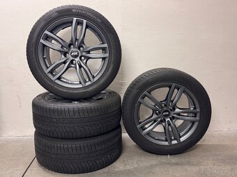 Alu kola 5x112 + pneu Hankok 225/50 R17 Dot 2722 - 2