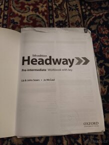 5th edition Headway Pre-intermediate Workbook with key - 2