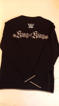 WWE svetr - WWE Triple H Kings Knitted Jumper Black Pullover - 2