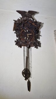 Starožitné dřevěné kukačky r. 1892 - 2