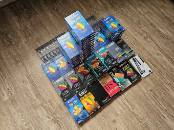 PRODÁM SADU 55KS ZNAČKOVÝCH VHS KAZET K PŘEHRÁNÍ EMTEC BASF - 2