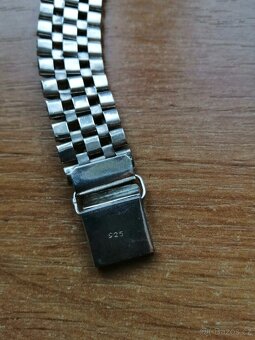 Náramek stříbrný dámský, délka 21 cm, váha 54g - 2