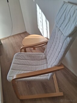 Křeslo houpací a stolek ve skandinávském stylu - 2