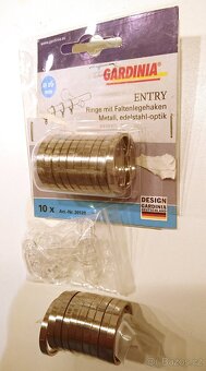 Kroužky na závěsy záclony Gardinia Entry 16 mm - 2