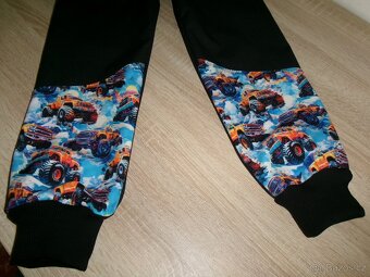 Poslední zimní softshellové kalhoty vel.116-122 více foto - 2