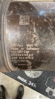 Originál DPF Filtr Octavia 3 RS, profesionálně vyčištěný - 2