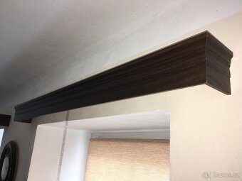 garnýž - dřevěná, 2 kolejnice s žabkami - 2