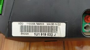 ŠKODA Octavia I panely přístrojů - 2