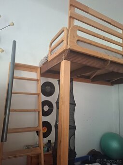 Dřevěná patrová postel z masivu - 2