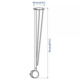 Prodám stůl IKEA deska LAGKAPTEN + 5x KRILLE s kolečkem - 2