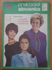 7 x slovenský módní časopis praktická slovenka. 1971, 1972 - 2