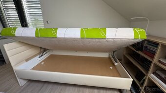 Postel 200x110cm vysoká 55cm s úložným prostorem - 2