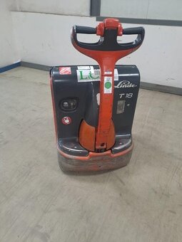 Nízkozdvižný elektrický paletový vozík LINDE T18 - 2