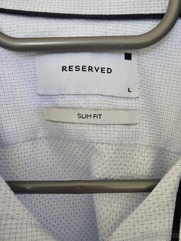 Světle modrá košile slim fit - 2