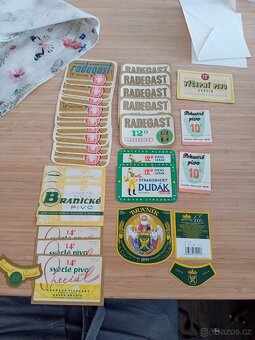 Pivní etikety Radegast,Žatec, Braník, Strakonice - 2