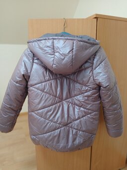 Dětská zimní bunda s kapucí vel. 152 - 2