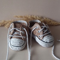 Háčkované tenisky - 9 cm - 2