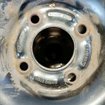 15" plechová kola – 4x108 – FORD (Fiesta, Fusion, MAZDA)  D - 2