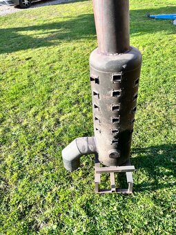 Teplovzdušný výměník tepla do Garáže - 2